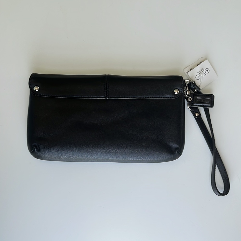Black Coach Wristlet - Picture 2 of 6